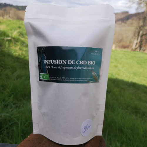 Sachet d'infusion de CBD Bio 25g Terra Sudoris