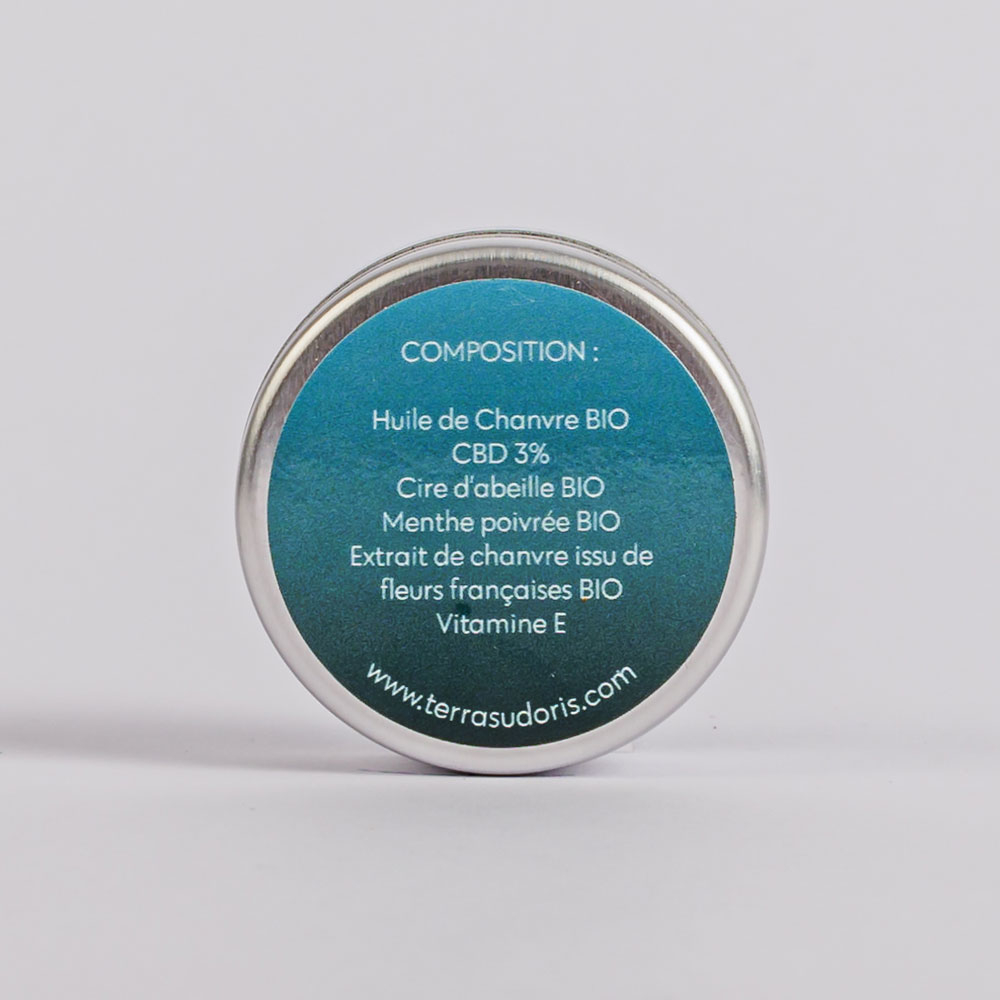 Baume apaisant au CBD Bio - Menthe poivrée
