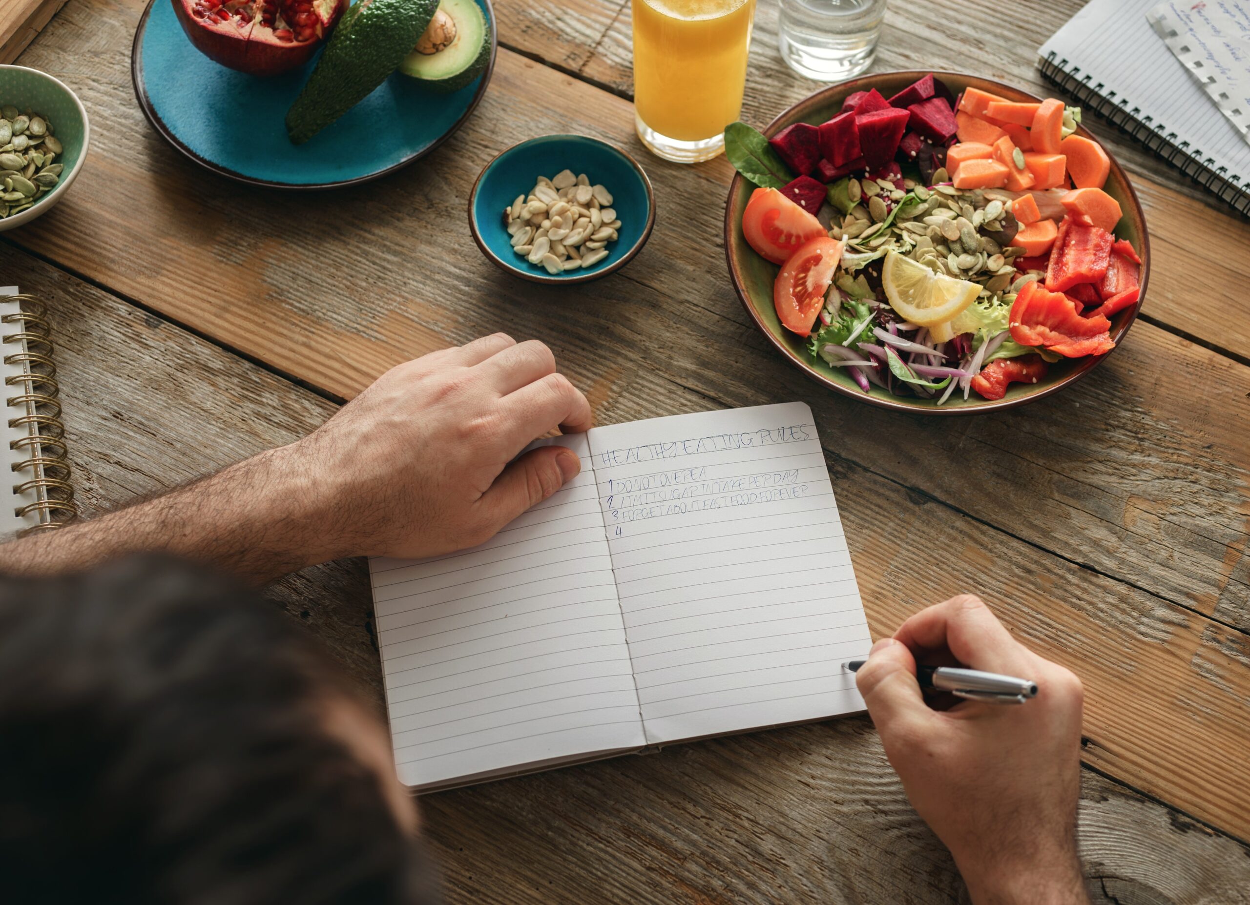 repas sante ecriture temps pour soi